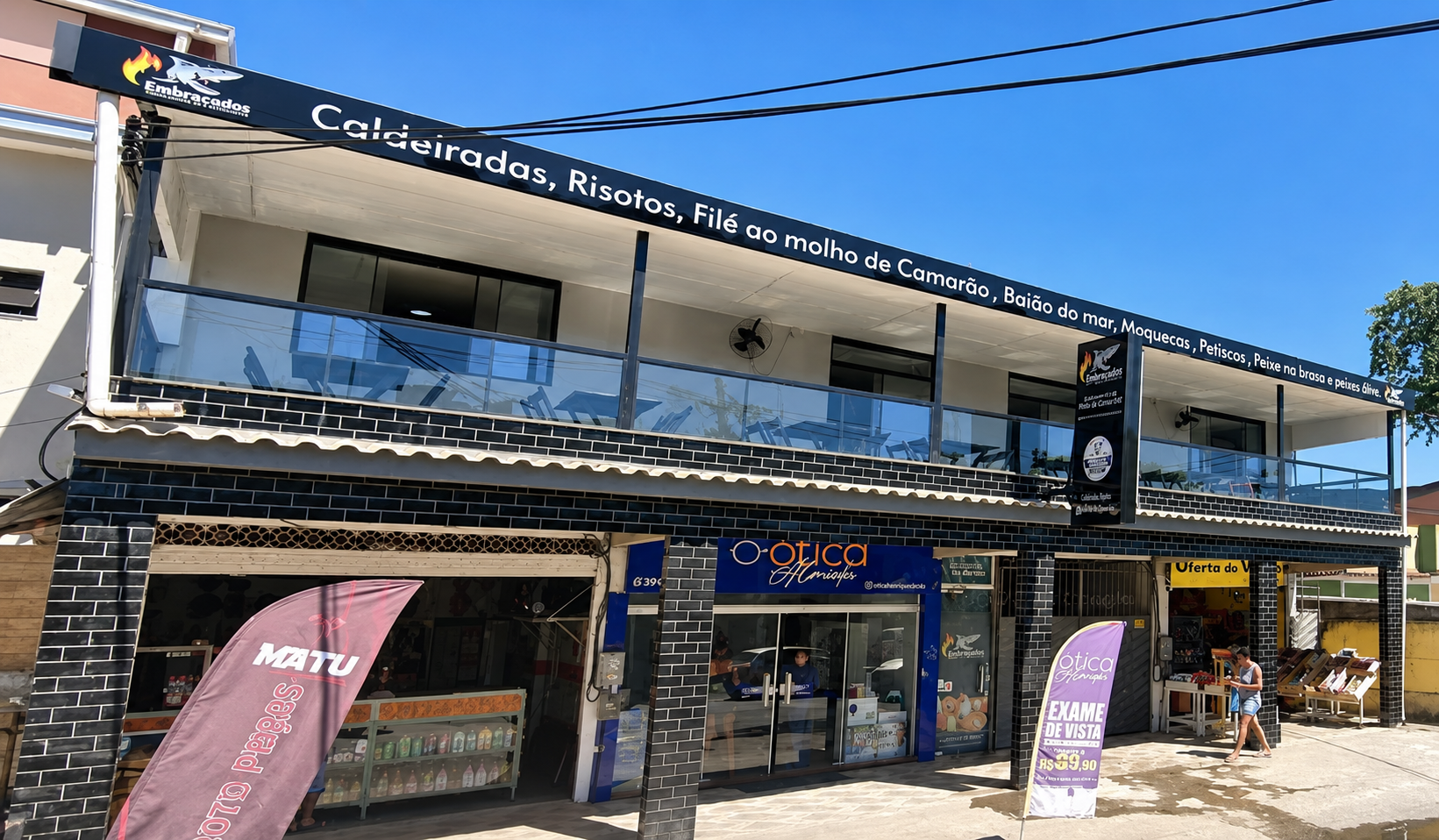 Fachada Embrazados Rancho Novo